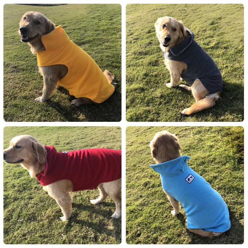 Reflective Big Dog Clothes Dog Coats Soft Fleece Jacket Winter Warm Pet Jackets For Small Large Dogs Puppy Clothes Pets Clothing